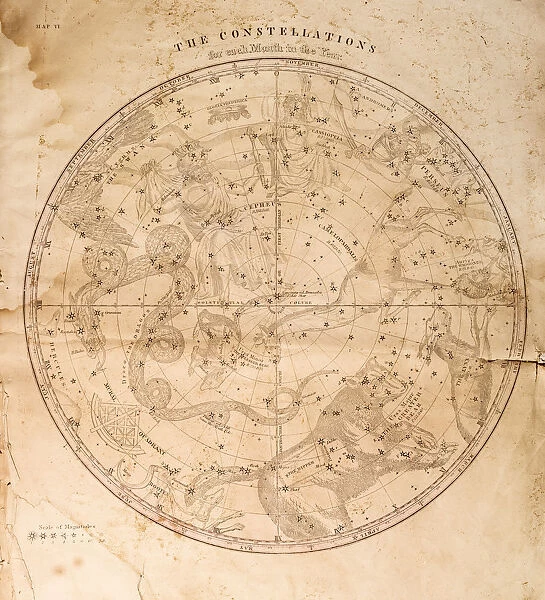 Celestial Map 1856