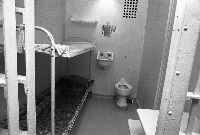 Framed Print : Empty Cell in Rikers Island Prison Framed Print : Empty Cell in Rikers Island Prison