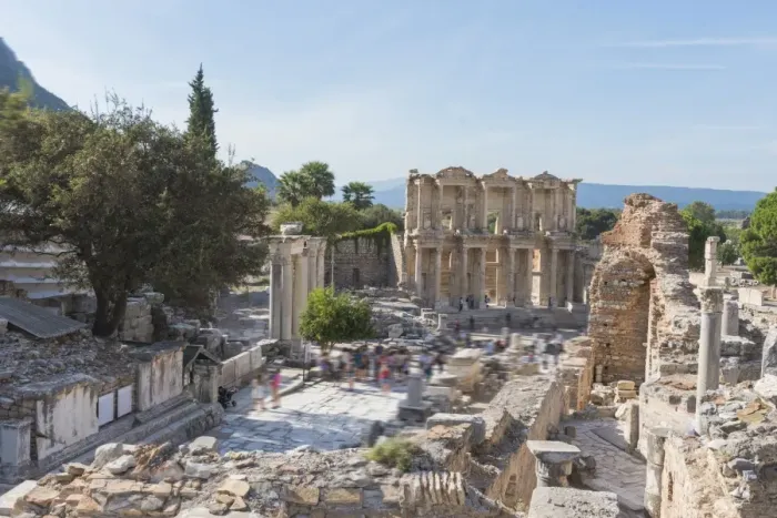 Framed Print : Celsus Library in Ephesus, Turkey Framed Print : Celsus Library in Ephesus, Turkey
