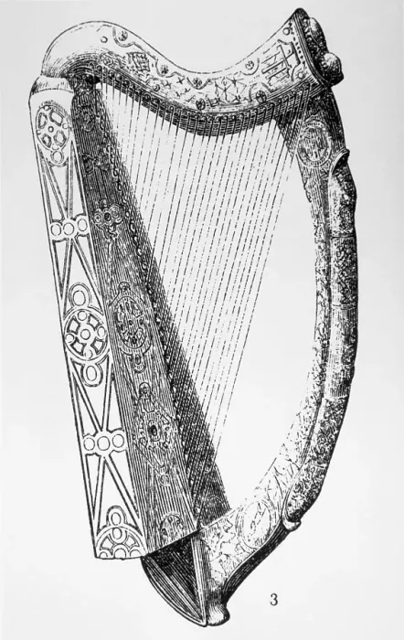 Framed Print : Celtic Harp Framed Print : Celtic Harp