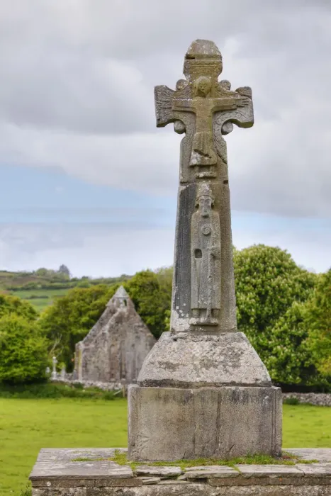 Framed Print : Celtic high cross, Dysert O Dea near Corofin, County Clare, Ireland, Europe Framed Print : Celtic high cross, Dysert O Dea near Corofin, County Clare, Ireland, Europe