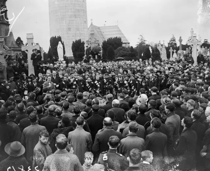 Framed Print : Cemetery Crowd Framed Print : Cemetery Crowd