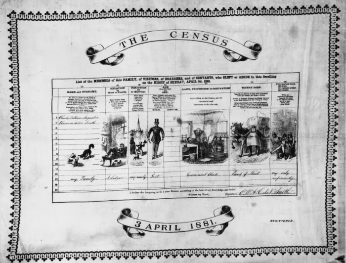 Framed Print : The Census Framed Print : The Census