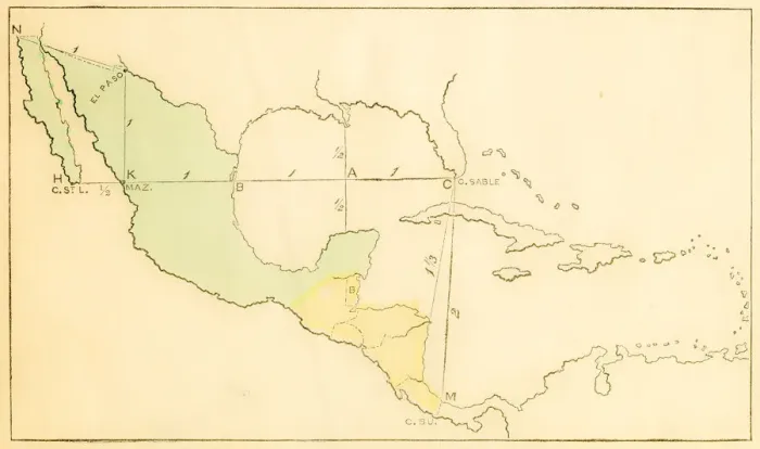Framed Print : Central America and West Indies map 1875 Framed Print : Central America and West Indies map 1875