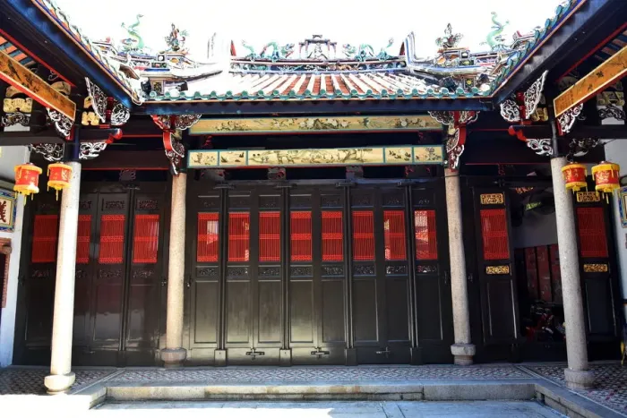 Framed Print : Central courtyard Han Jiang temple Georgetown Penang Malaysia Framed Print : Central courtyard Han Jiang temple Georgetown Penang Malaysia