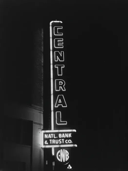 Framed Print : Central National Bank Framed Print : Central National Bank