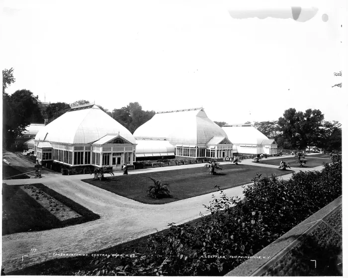 Framed Print : Central Park Conservatories In New York City, New York Framed Print : Central Park Conservatories In New York City, New York