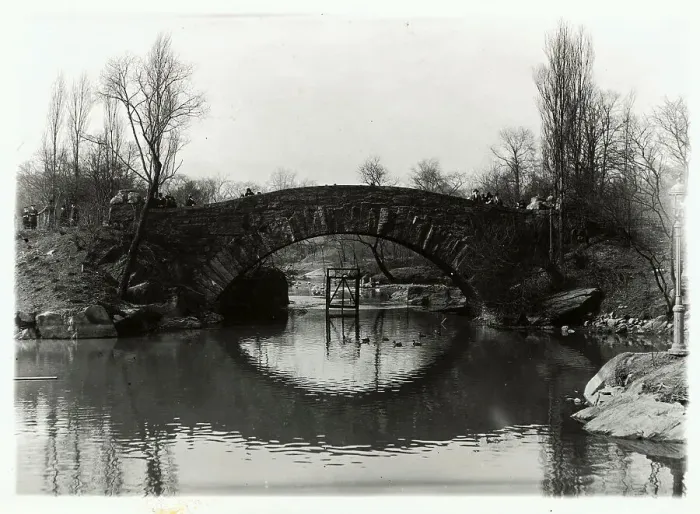 Framed Print : The Central Park Lake Bridge Framed Print : The Central Park Lake Bridge