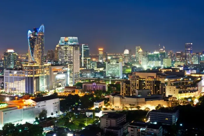 Framed Print : Central World building in Bangkok