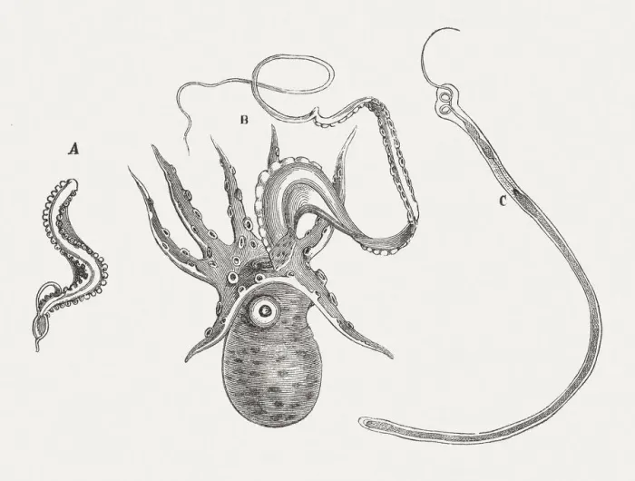 Framed Print : Cephalopoda, published in 1868 Framed Print : Cephalopoda, published in 1868