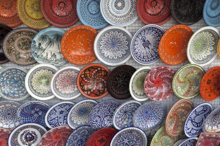 Framed Print : Ceramics, Djerba, Tunisia Framed Print : Ceramics, Djerba, Tunisia