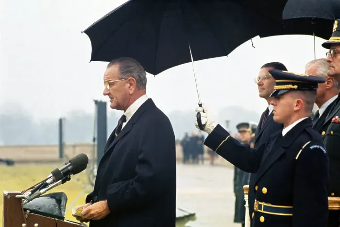 Framed Print : Ceremony for Departure of Robert S. McNamara Framed Print : Ceremony for Departure of Robert S. McNamara
