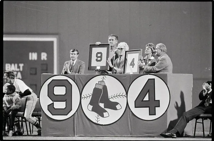 Framed Print : Ceremony Retiring Red Sox Numbers Framed Print : Ceremony Retiring Red Sox Numbers