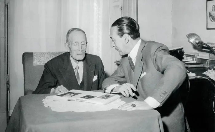 Framed Print : Cesar Gonzalez Ruano with Jose Martinez Ruiz