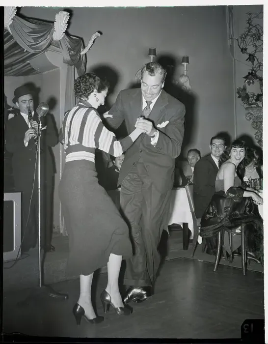 Framed Print : Cesar Romero And Partner Dance Framed Print : Cesar Romero And Partner Dance