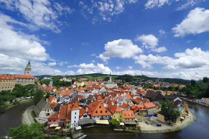 Framed Print : Cesky Krumlov, Czech Framed Print : Cesky Krumlov, Czech