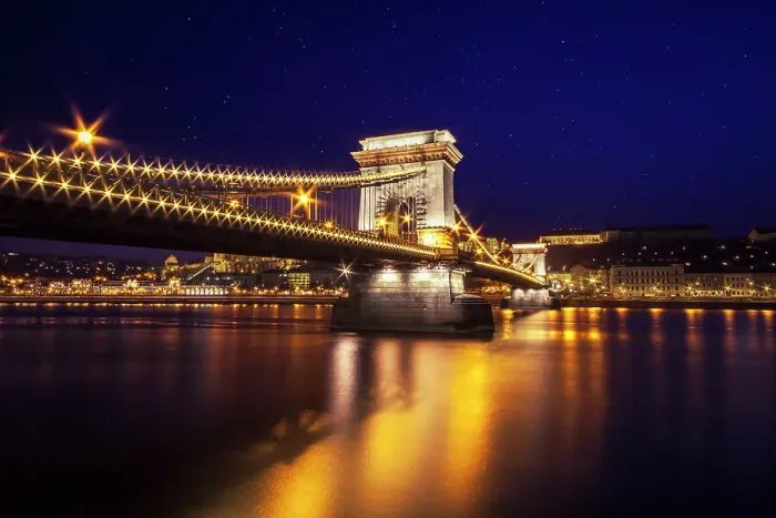 Framed Print : Chain Bridge Budapest Framed Print : Chain Bridge Budapest