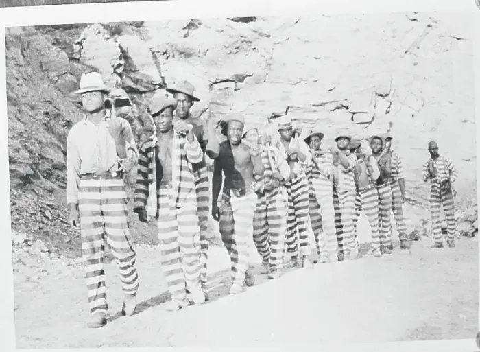Framed Print : Chain Gang Going to Work Framed Print : Chain Gang Going to Work