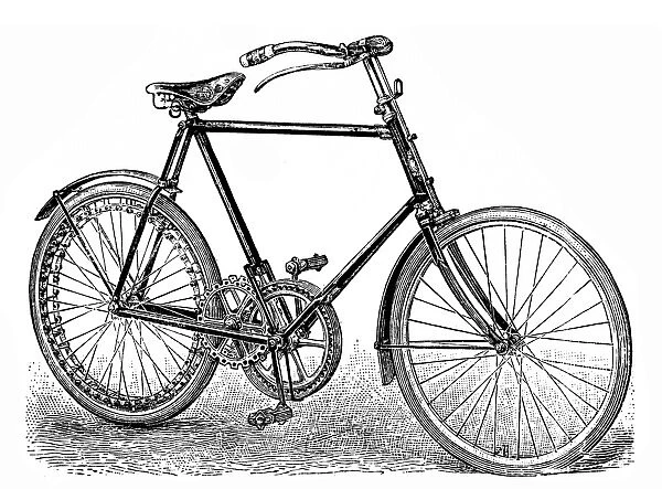 Chain-less bicycle with spur gear