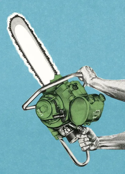 Framed Print : Chainsaw. http: /  / csaimages.com / images / istockprofile / csa_vector_dsp.jpg