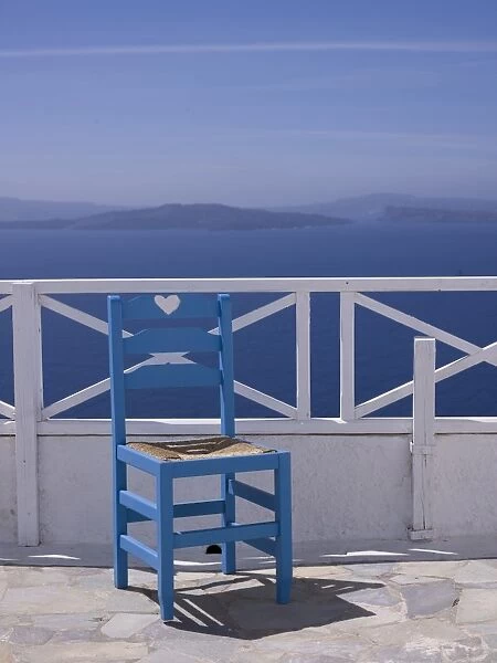 Chair, Santorini, Greece