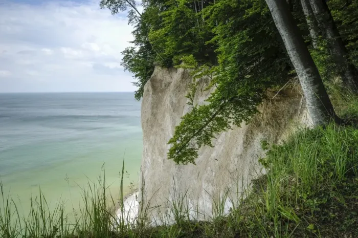 Framed Print : Chalk cliffs on the coast, Rugen island, Rugen, Mecklenburg-Western Pomerania, Germany Framed Print : Chalk cliffs on the coast, Rugen island, Rugen, Mecklenburg-Western Pomerania, Germany