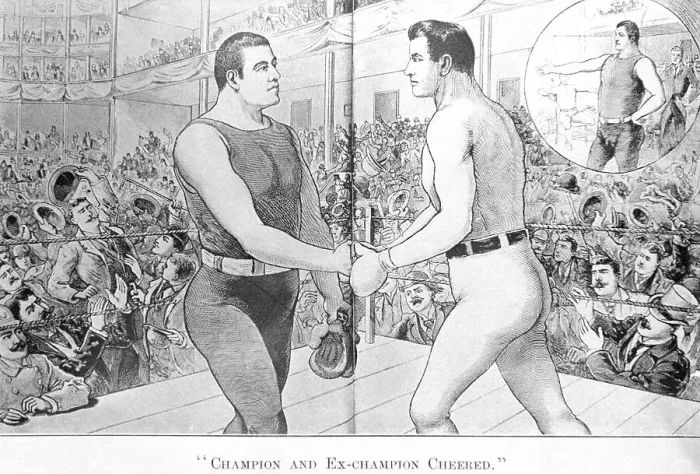 Framed Print : Champion and Ex-Champion Cheered Print Framed Print : Champion and Ex-Champion Cheered Print