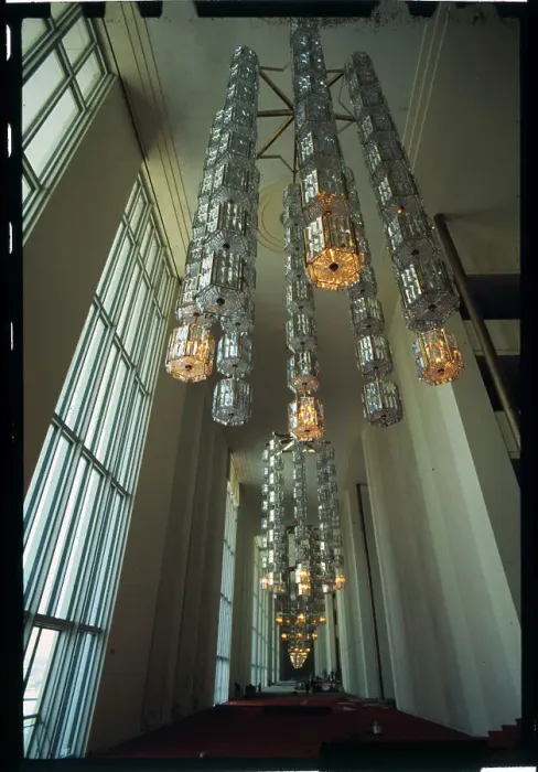 Framed Print : Chandeliers at John F Kennedy Performing Arts Center Framed Print : Chandeliers at John F Kennedy Performing Arts Center