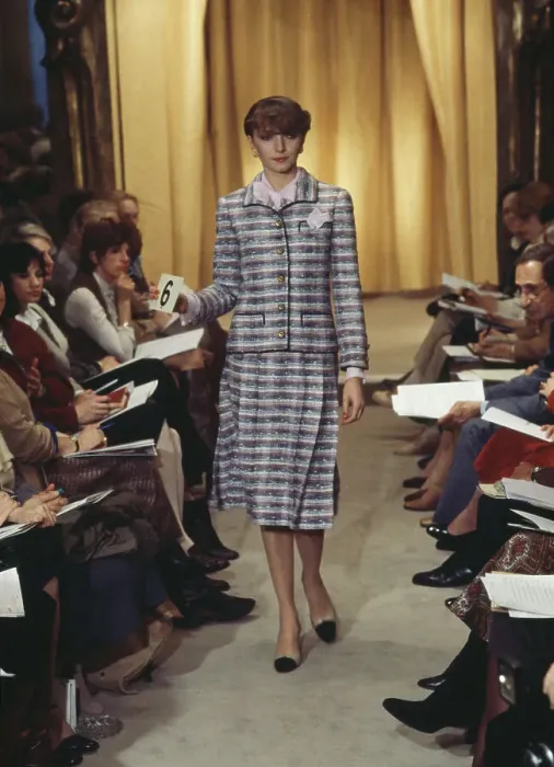 Framed Print : Chanel Fashion Show, Paris