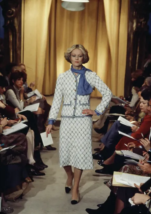 Framed Print : Chanel Fashion Show, Paris