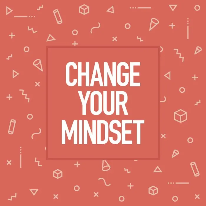 Framed Print : Change Your Mindset. Inspiring Creative Motivation Quote Poster Template. Vector Typography - Illustration Framed Print : Change Your Mindset. Inspiring Creative Motivation Quote Poster Template. Vector Typography - Illustration