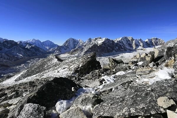 The Changri Nup and Khumbu Glaciers
