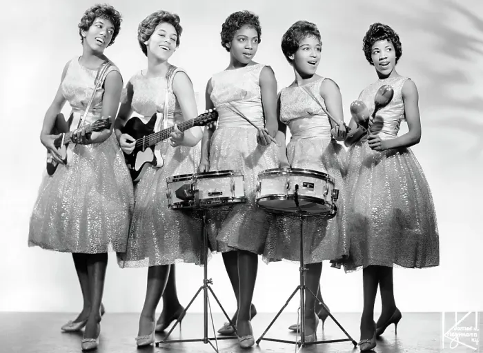 Framed Print : The Chantels Portrait With Instruments Framed Print : The Chantels Portrait With Instruments