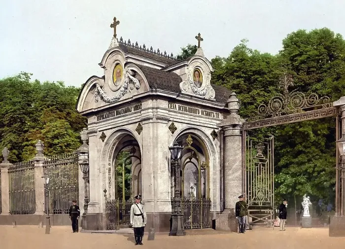 Framed Print : Chapel of Alexander II, St. Petersburg, Russia, c. 1890, Historic, digitally enhanced reproduction of a photochrome print of the period Framed Print : Chapel of Alexander II, St. Petersburg, Russia, c. 1890, Historic, digitally enhanced reproduction of a photochrome print of the period