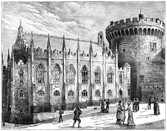 Framed Print : The Chapel Royal, Dublin Castle (Victorian engraving) Framed Print : The Chapel Royal, Dublin Castle (Victorian engraving)