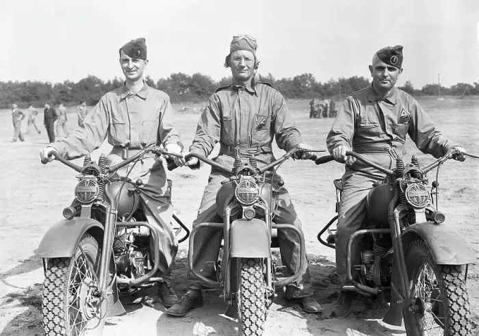 Framed Print : Chaplains Riding Motorcycles