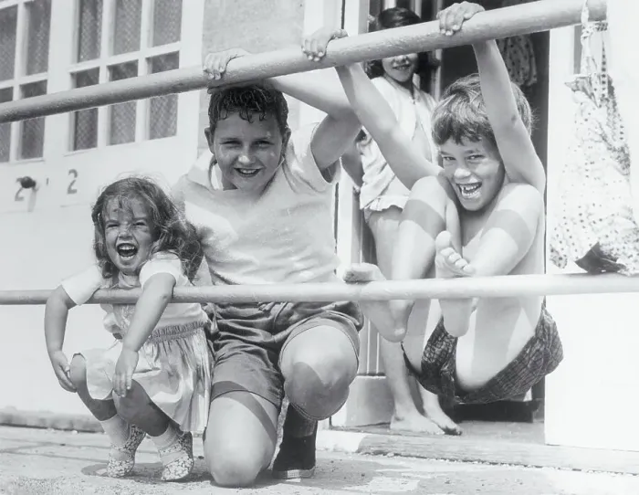 Framed Print : Chaplin Children at Play Framed Print : Chaplin Children at Play