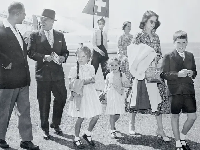 Framed Print : Chaplin Family on Vacation