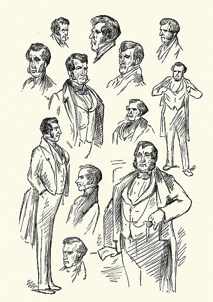 Character sketches for Charles Dickens