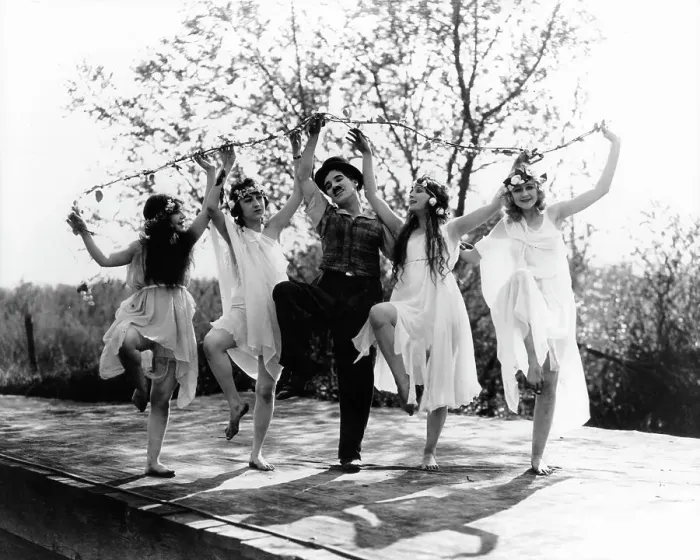Framed Print : Charles Chaplin In Sunnyside Framed Print : Charles Chaplin In Sunnyside