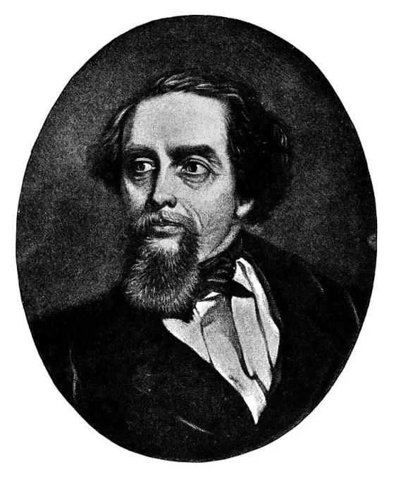Framed Print : Charles Dickens, 1859