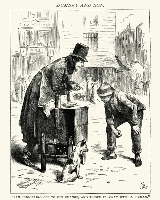 Framed Print : Charles Dickens - Dombey and Son Framed Print : Charles Dickens - Dombey and Son