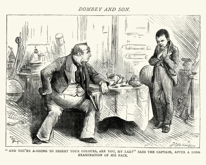 Framed Print : Charles Dickens - Dombey and Son Framed Print : Charles Dickens - Dombey and Son