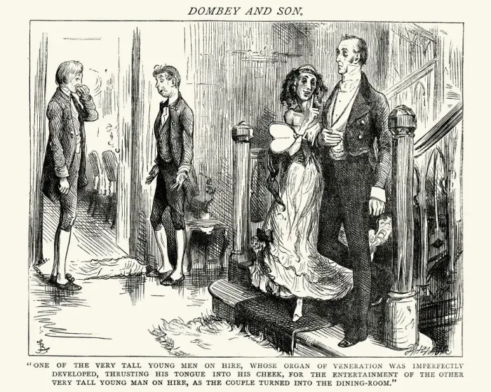 Framed Print : Charles Dickens - Dombey and Son Framed Print : Charles Dickens - Dombey and Son