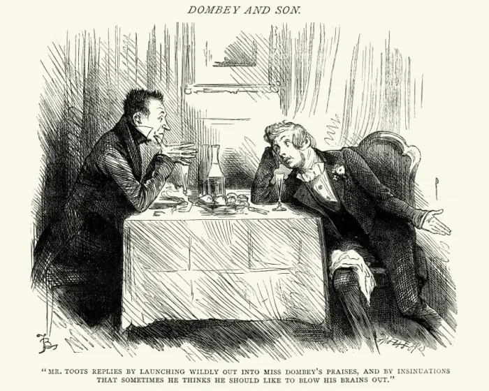 Framed Print : Charles Dickens - Dombey and Son Framed Print : Charles Dickens - Dombey and Son