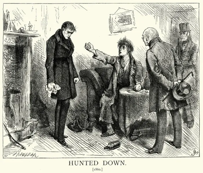 Framed Print : Charles Dickens - Master Humphreys Clock - Hunted Down Framed Print : Charles Dickens - Master Humphreys Clock - Hunted Down