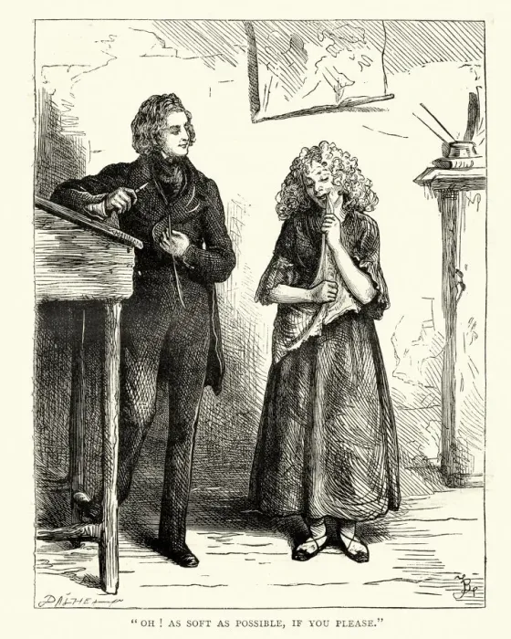 Framed Print : Charles Dickens, Nicholas Nickleby, Oh! as soft as possible Framed Print : Charles Dickens, Nicholas Nickleby, Oh! as soft as possible