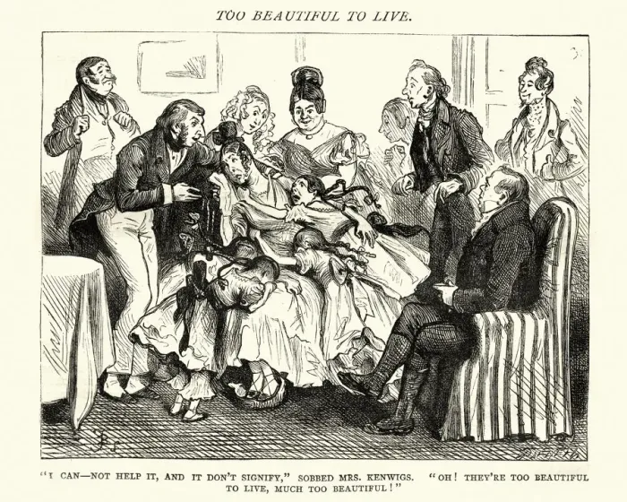 Framed Print : Charles Dickens, Nicholas Nickleby, sobbed Mrs Kenwigs Framed Print : Charles Dickens, Nicholas Nickleby, sobbed Mrs Kenwigs
