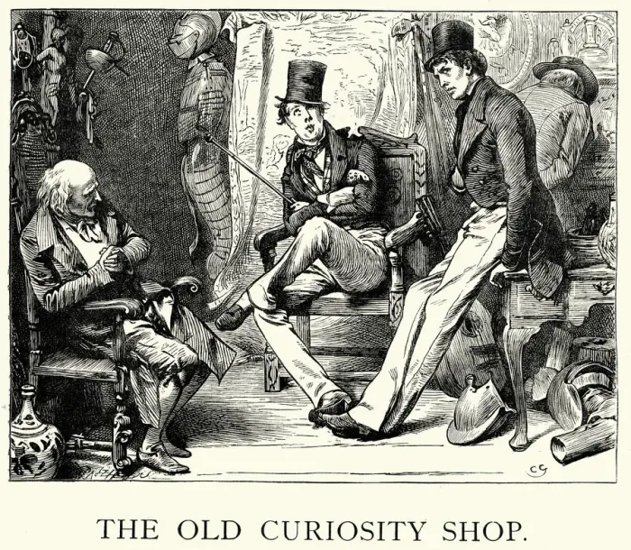 Framed Print : Charles Dickens - The Old Curiosity Shop Framed Print : Charles Dickens - The Old Curiosity Shop