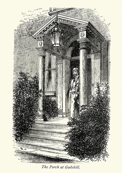 Charles Dickens Porch at Gads Hill Place